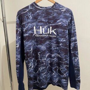 Huk Performance Fishing Men’s Long-Sleeve Tech Shirt – S